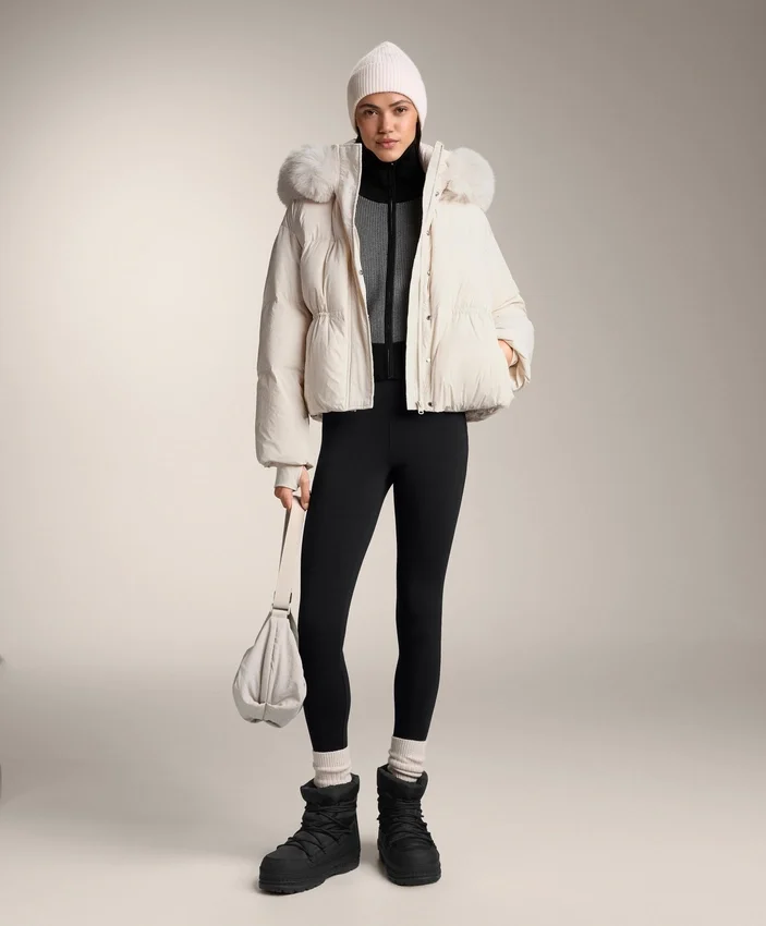 Veste en maille à imprimé pied-de-poule Veste en maille à imprimé pied-de-poule
