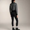 Veste en maille à imprimé pied-de-poule Veste en maille à imprimé pied-de-poule