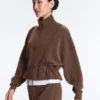 Veste en modal Soft Touch avec bordures côtelées Veste en modal Soft Touch avec bordures côtelées