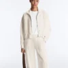 Veste en modal Soft Touch avec bordures côtelées Veste en modal Soft Touch avec bordures côtelées