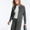 Veste en modal Soft Touch avec ceinture Veste en modal Soft Touch avec ceinture