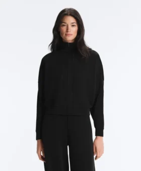 Veste en modal Soft Touch avec ourlet ajouré