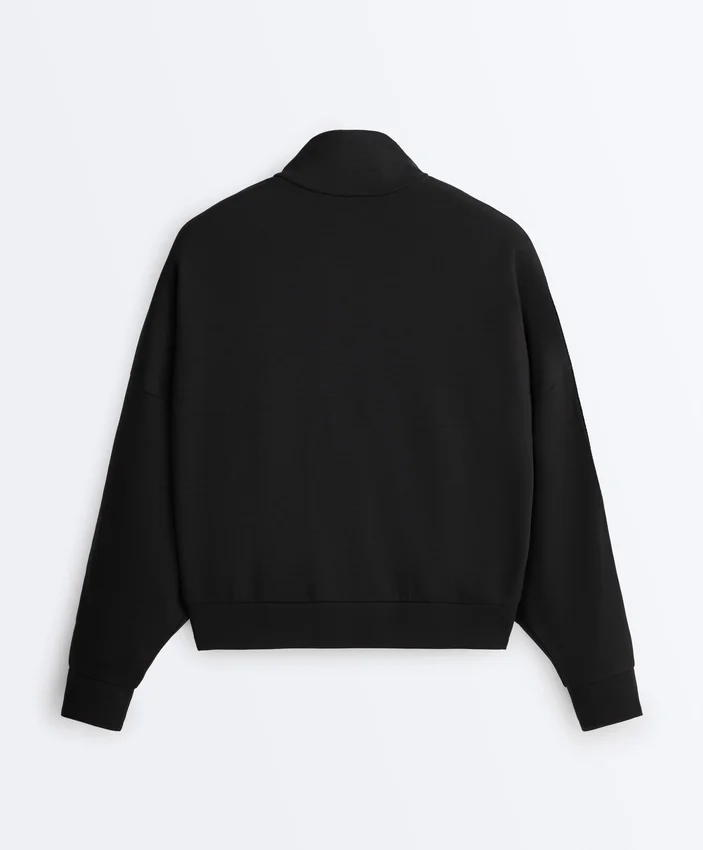 Veste en modal Soft Touch avec ourlet ajouré Veste en modal Soft Touch avec ourlet ajouré