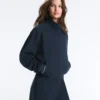 Veste en piqué avec passepoil contrasté en coton Veste en piqué avec passepoil contrasté en coton