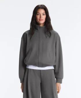 Veste en piqué de coton