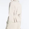 Veste en piqué de coton avec ceinture Veste en piqué de coton avec ceinture