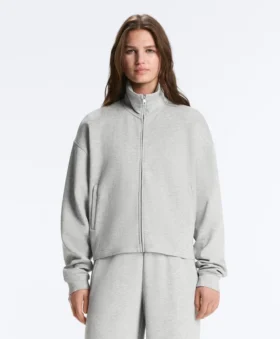 veste en piqu mlang 1 280x339 - Veste en piqu&eacute; m&eacute;lang&eacute;