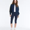 Veste en sergé avec bande latérale Veste en sergé avec bande latérale