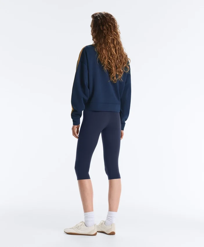 Veste en sergé avec bande latérale Veste en sergé avec bande latérale