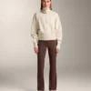 Veste en tricot avec fermeture éclair contrastée Veste en tricot avec fermeture éclair contrastée