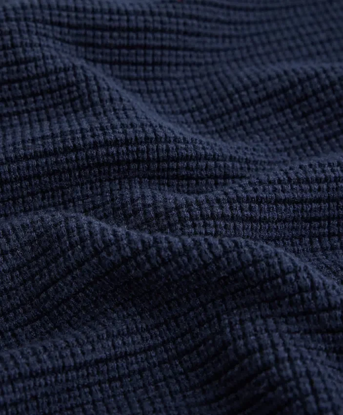 Veste en tricot à col montant Veste en tricot à col montant