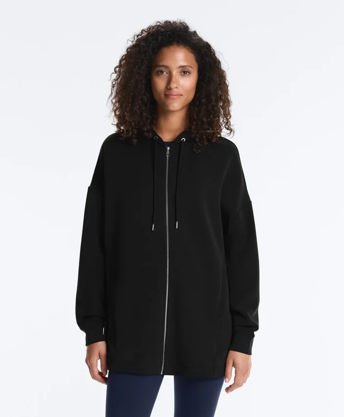 Veste longue au toucher Soft Touch en modal Veste longue au toucher Soft Touch en modal