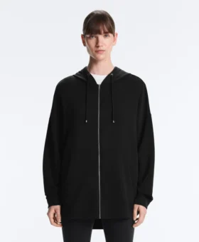 Veste longue au toucher Soft Touch en modal
