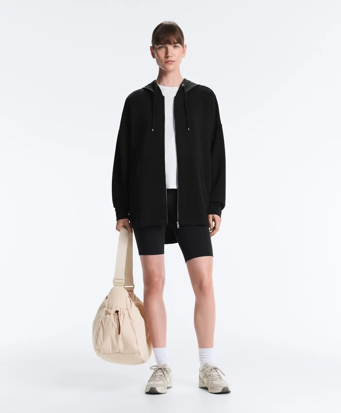 Veste longue au toucher Soft Touch en modal Veste longue au toucher Soft Touch en modal