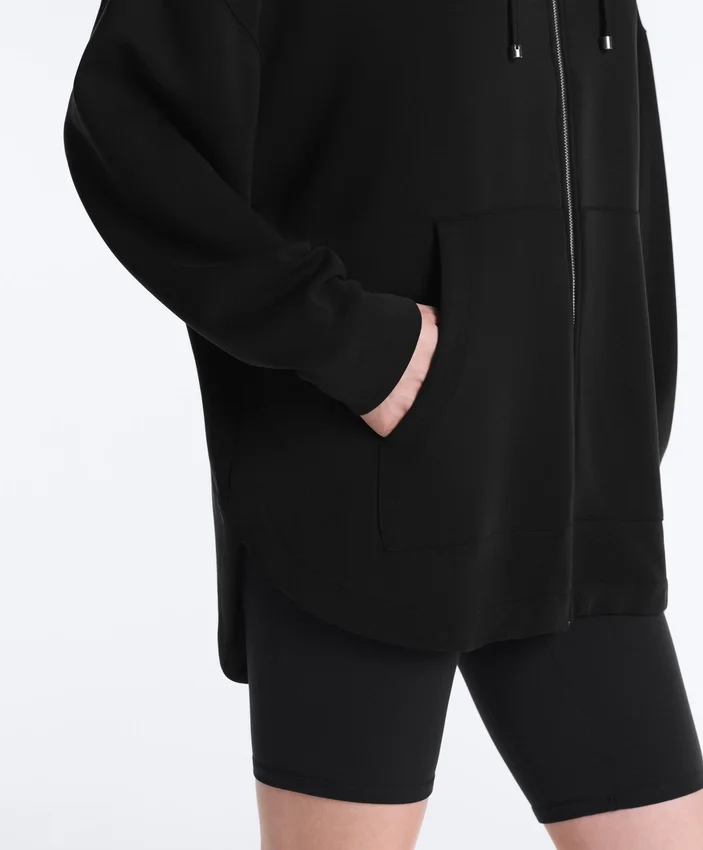 Veste longue au toucher Soft Touch en modal Veste longue au toucher Soft Touch en modal