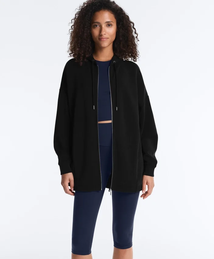 Veste longue au toucher Soft Touch en modal Veste longue au toucher Soft Touch en modal