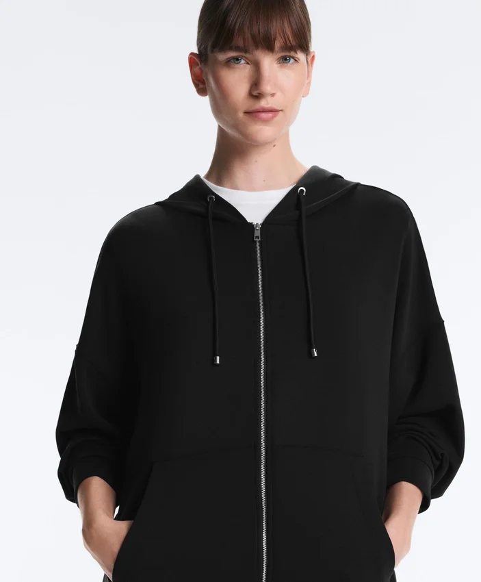 Veste longue au toucher Soft Touch en modal Veste longue au toucher Soft Touch en modal