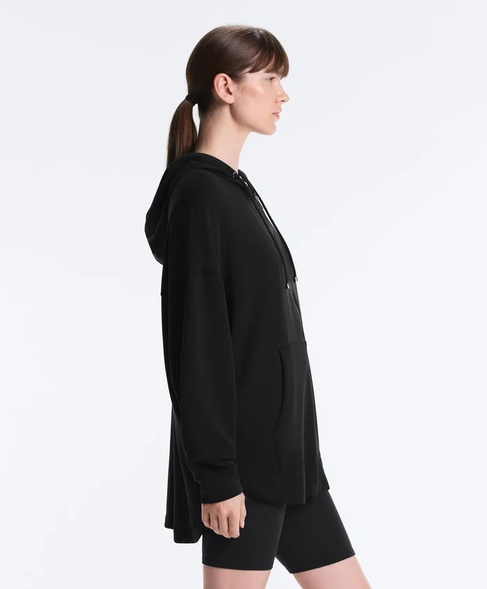 Veste longue au toucher Soft Touch en modal Veste longue au toucher Soft Touch en modal