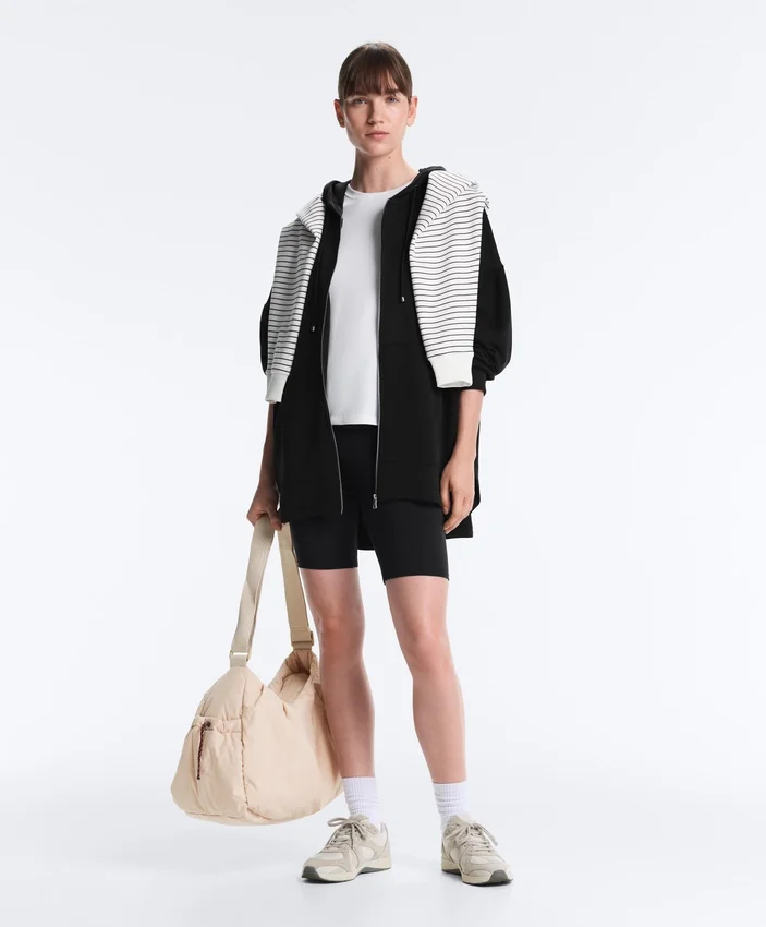 Veste longue au toucher Soft Touch en modal Veste longue au toucher Soft Touch en modal