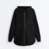 Veste longue au toucher Soft Touch en modal Veste longue au toucher Soft Touch en modal
