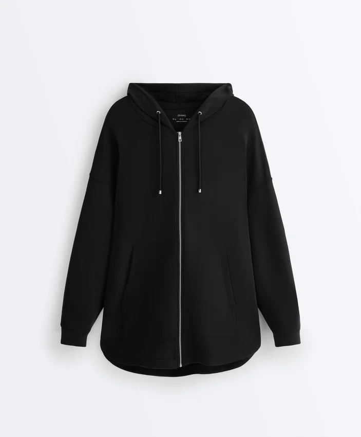 Veste longue au toucher Soft Touch en modal Veste longue au toucher Soft Touch en modal