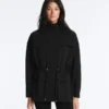 Veste longue avec poches en modal et au toucher Soft Touch Veste longue avec poches en modal et au toucher Soft Touch