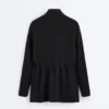 Veste longue avec poches en modal et au toucher Soft Touch Veste longue avec poches en modal et au toucher Soft Touch