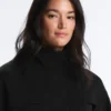 Veste longue avec poches en modal et au toucher Soft Touch Veste longue avec poches en modal et au toucher Soft Touch