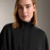 Veste ceinturée en modal brossé