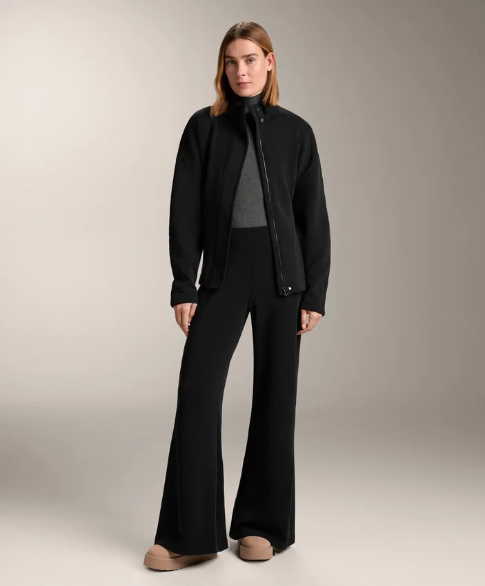 Veste longue à ceinture en modal brossé Veste longue à ceinture en modal brossé