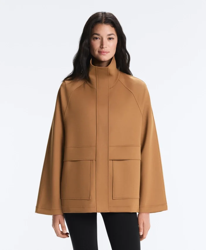 Veste longue effet néoprène Veste longue effet néoprène