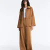 Veste longue effet néoprène Veste longue effet néoprène