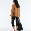 Veste longue effet néoprène Veste longue effet néoprène