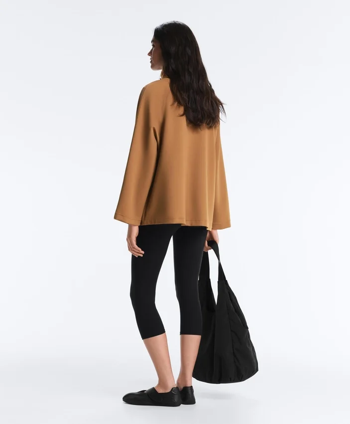 Veste longue effet néoprène Veste longue effet néoprène