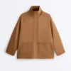 Veste longue effet néoprène Veste longue effet néoprène