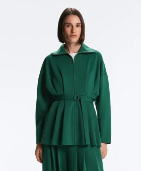 veste longue en piqu de coton avec ceinture 1 1 280x339 - Veste longue en piqu&eacute; de coton avec ceinture