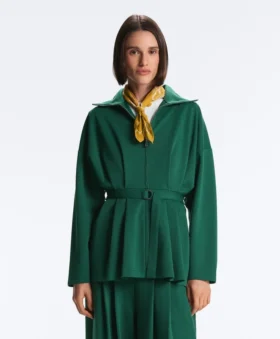 veste longue en piqu de coton avec ceinture 2 1 280x339 - Veste longue en piqu&eacute; de coton avec ceinture