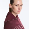 Veste longue à rayures marinières en modal Soft Touch Veste longue à rayures marinières en modal Soft Touch