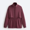 Veste longue Soft Touch avec modal et poches Veste longue Soft Touch avec modal et poches