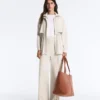 Veste longue Soft Touch avec modal et poches Veste longue Soft Touch avec modal et poches