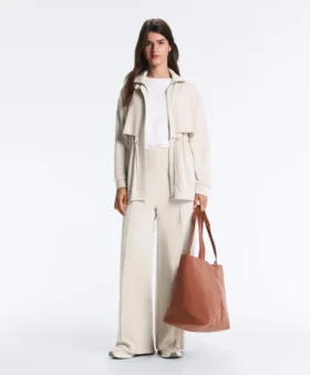 Veste longue Soft Touch avec modal et poches