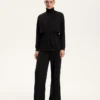 Veste longue Soft Touch avec modal et poches Veste longue Soft Touch avec modal et poches