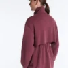 Veste longue Soft Touch avec modal et poches Veste longue Soft Touch avec modal et poches