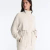 Veste longue Soft Touch avec modal et poches Veste longue Soft Touch avec modal et poches