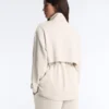 Veste longue Soft Touch avec modal et poches Veste longue Soft Touch avec modal et poches