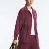 Veste longue Soft Touch avec modal et poches Veste longue Soft Touch avec modal et poches
