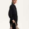 Veste longue Soft Touch avec modal et poches Veste longue Soft Touch avec modal et poches