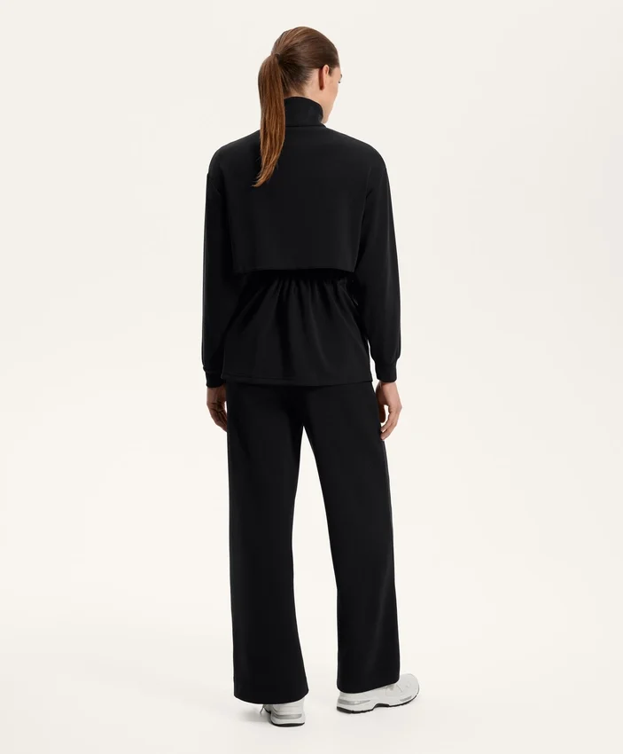 Veste longue Soft Touch avec modal et poches Veste longue Soft Touch avec modal et poches