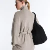 Veste longue style corset avec ceinture en modal Soft Touch Veste longue style corset avec ceinture en modal Soft Touch