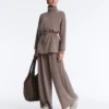 Veste longue style corset avec ceinture en modal Soft Touch Veste longue style corset avec ceinture en modal Soft Touch